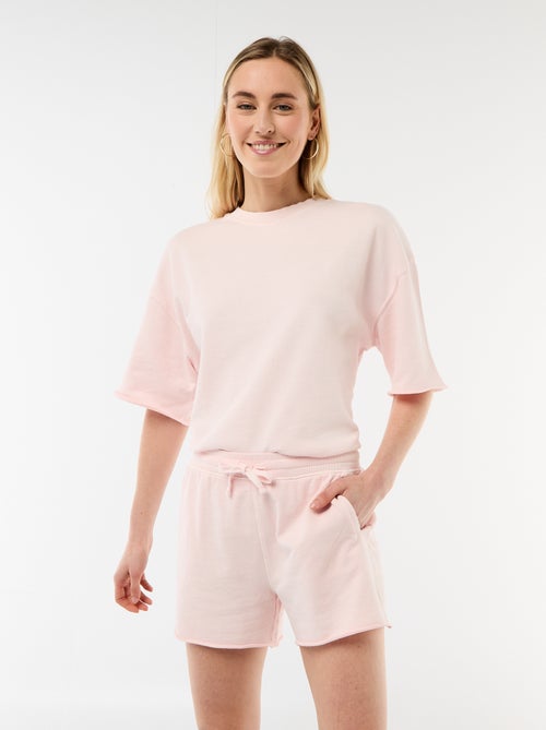 Short in French Terry tinta unita - Kiabi