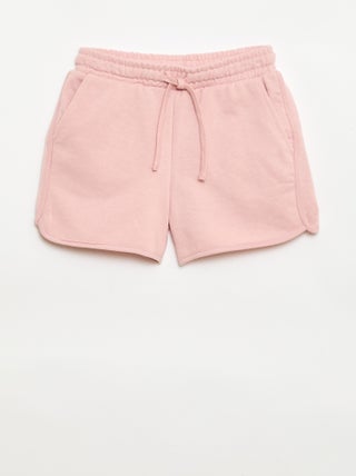 Short in french terry tinta unita