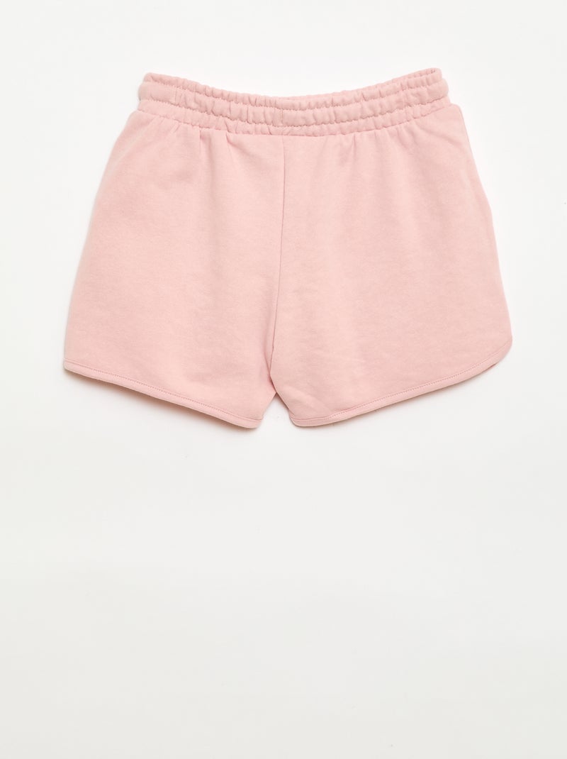 Short in french terry tinta unita Rosa - Kiabi