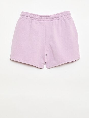 Short in french terry tinta unita