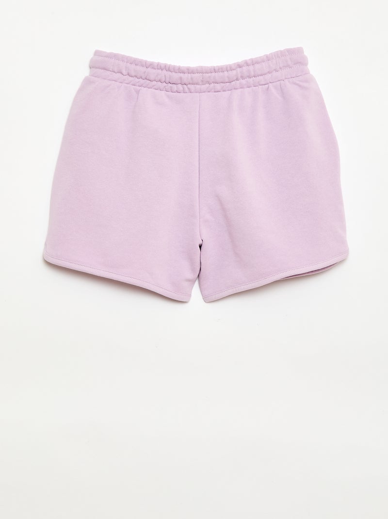 Short in french terry tinta unita Viola - Kiabi
