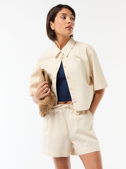 Short in jeans con elastico in vita - Kiabi