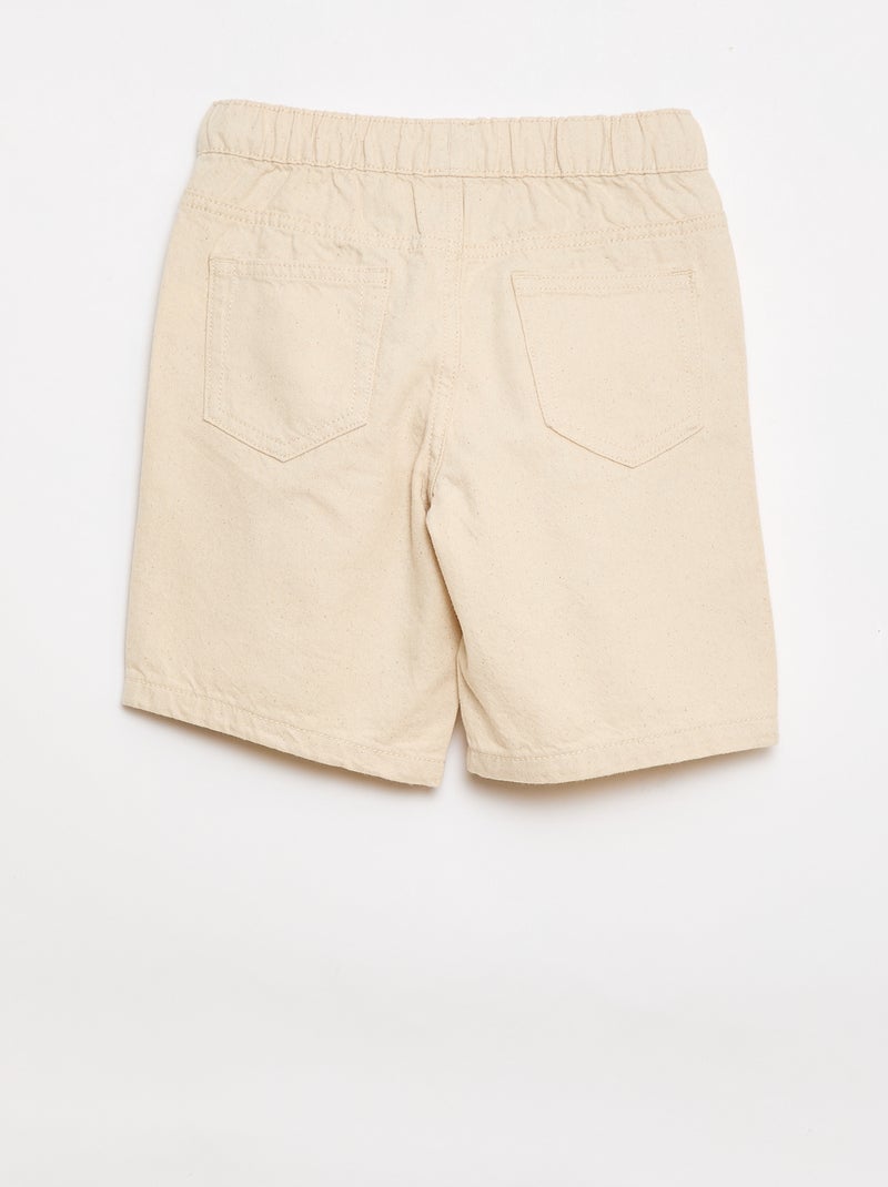 Short in jeans elasticizzati Bianco - Kiabi