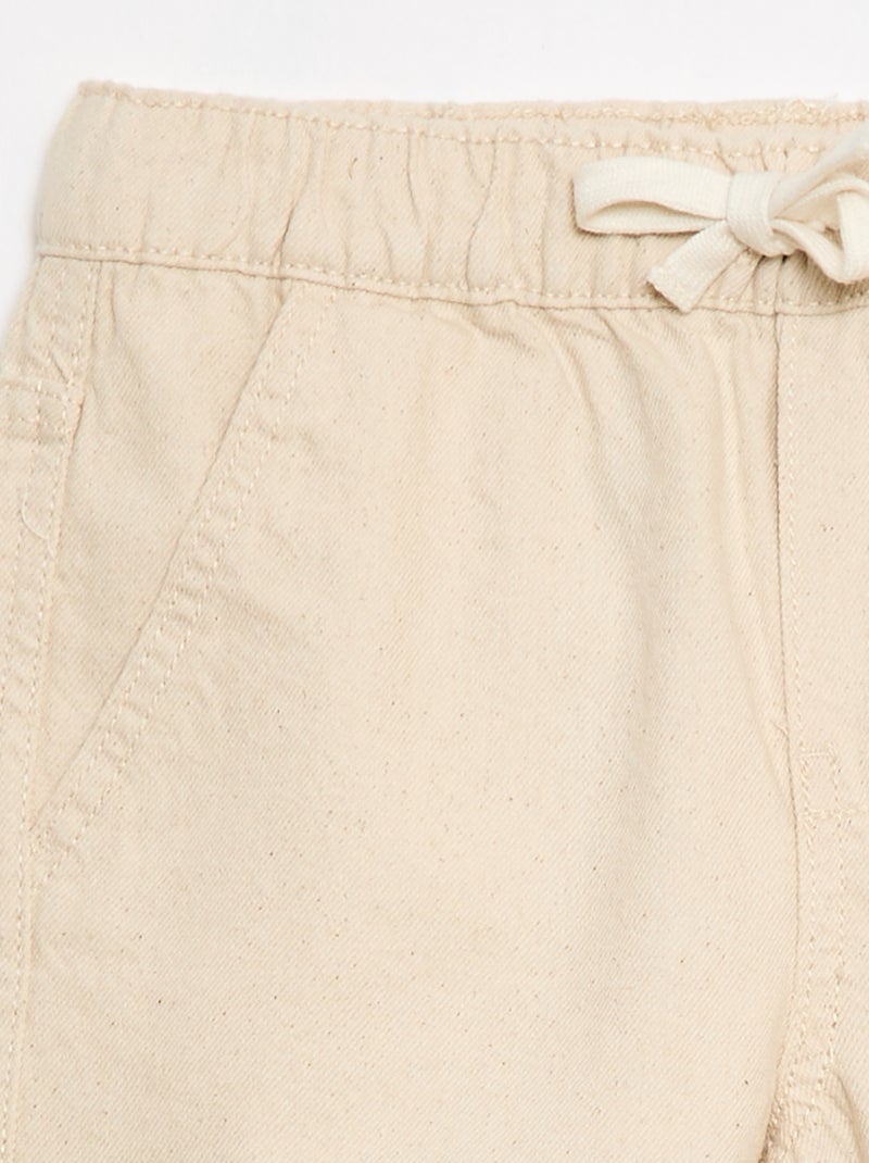 Short in jeans elasticizzati Bianco - Kiabi