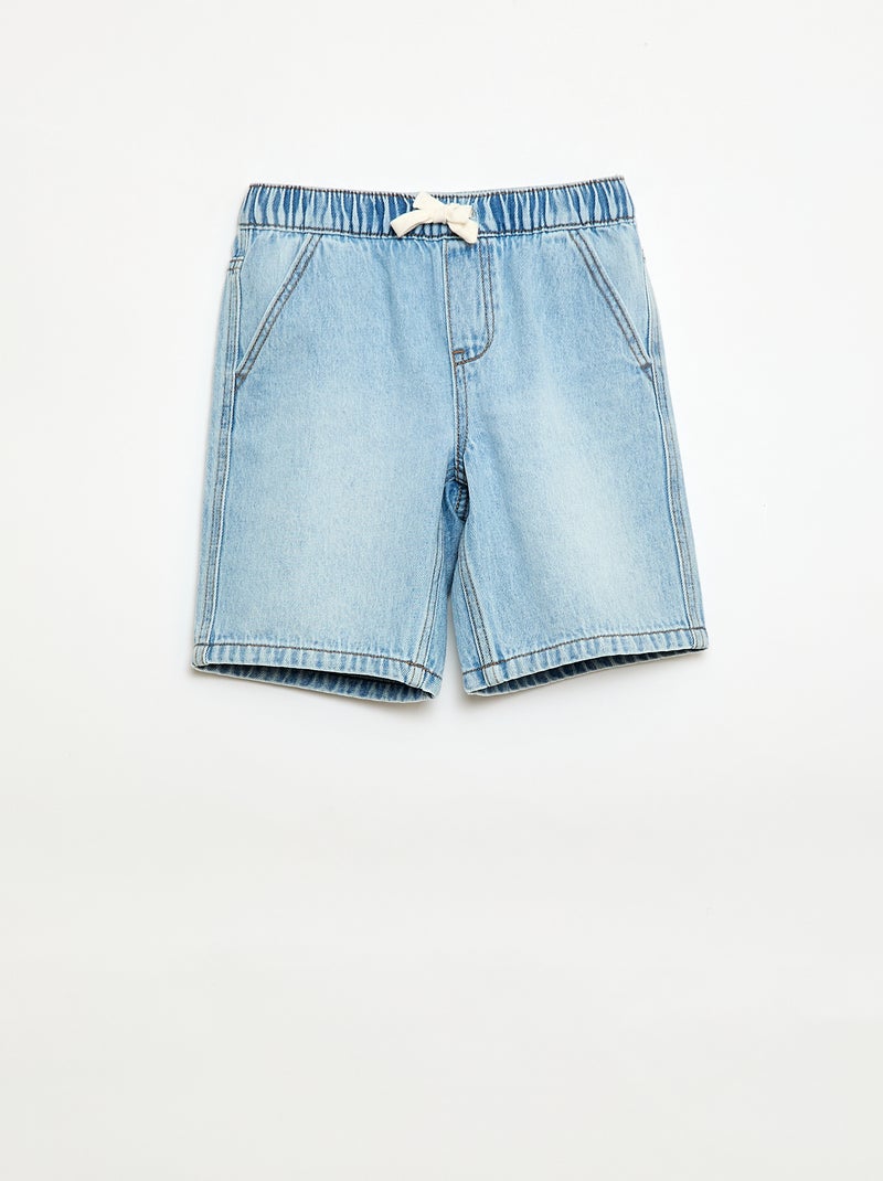 Short in jeans elasticizzati Blu - Kiabi