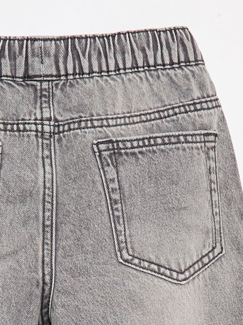 Short in jeans elasticizzati Grigio - Kiabi