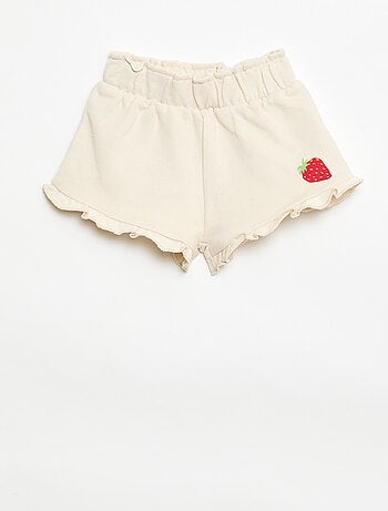 Short in jersey stampato