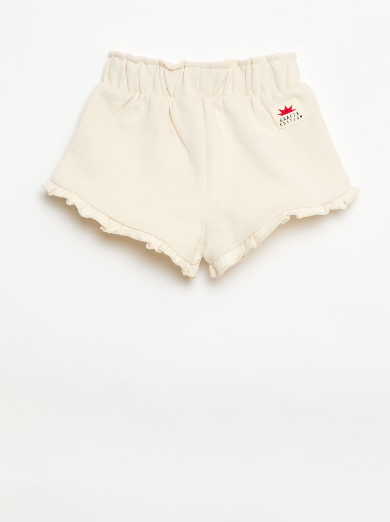 Short in jersey stampato Bianco - Kiabi