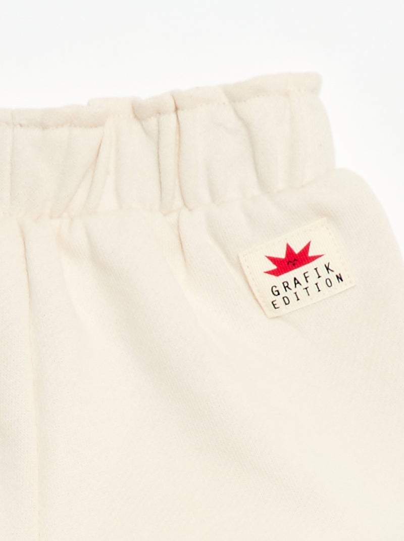 Short in jersey stampato Bianco - Kiabi