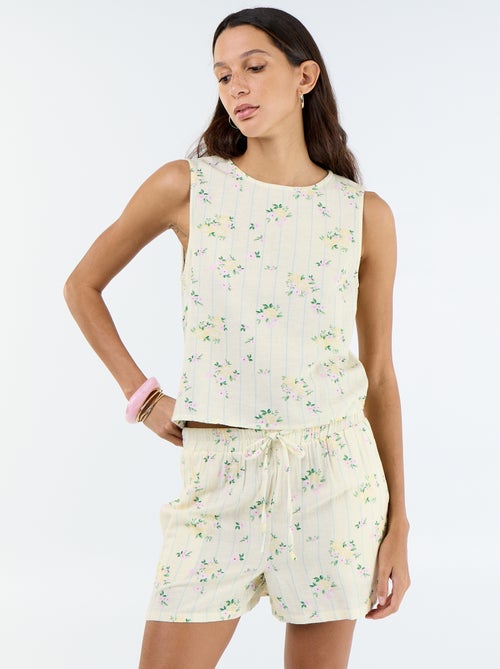 Short in lino misto - Kiabi