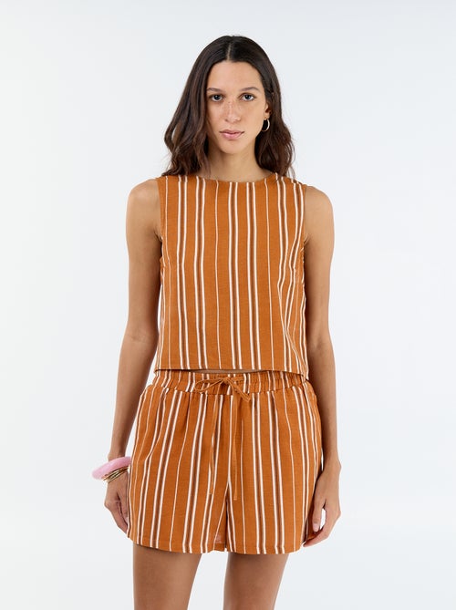 Short in lino misto - Kiabi