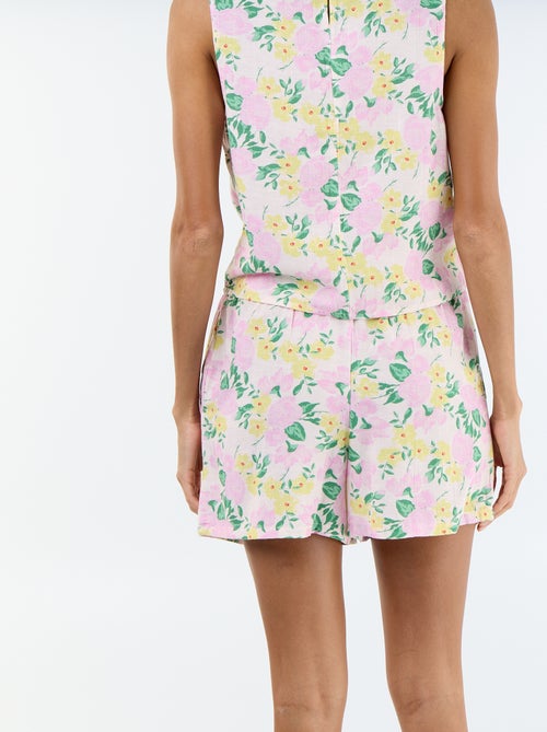 Short in lino misto - Kiabi