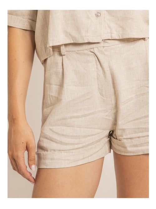 Short in lino XEPONA - Kiabi Short in lino XEPONA - Kiabi
