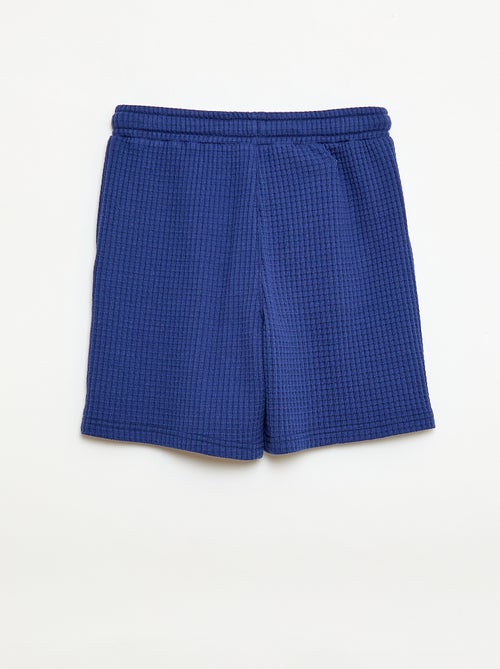 Short in maglia goffrata - Kiabi