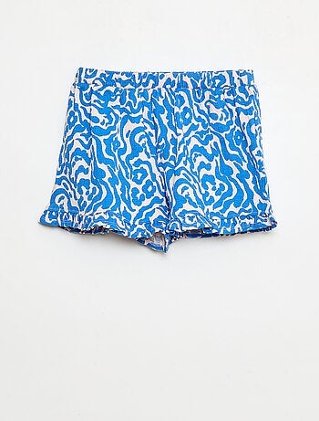 Short in maglia stropicciata