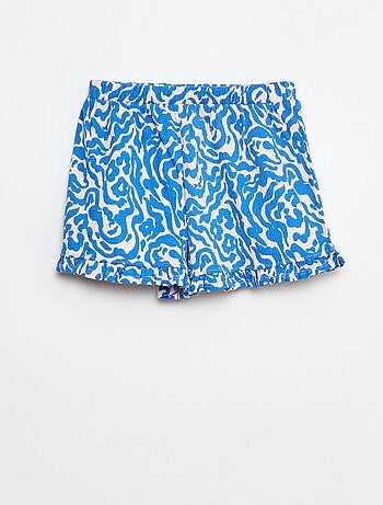 Short in maglia stropicciata