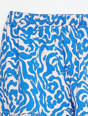 Short in maglia stropicciata