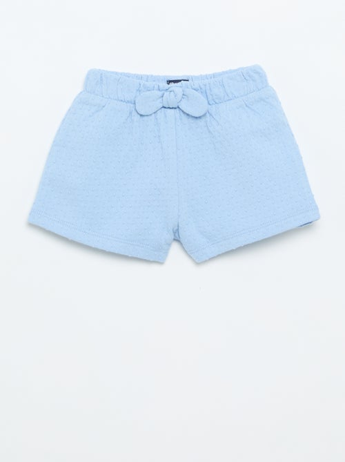 Short in maglia jacquard con fiocco - Kiabi