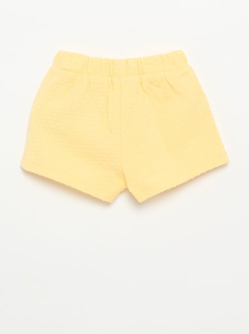 Short in maglia jacquard con fiocco - Kiabi