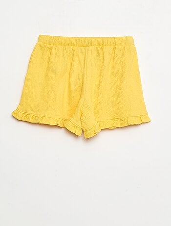 Short in maglia stropicciata