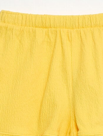 Short in maglia stropicciata