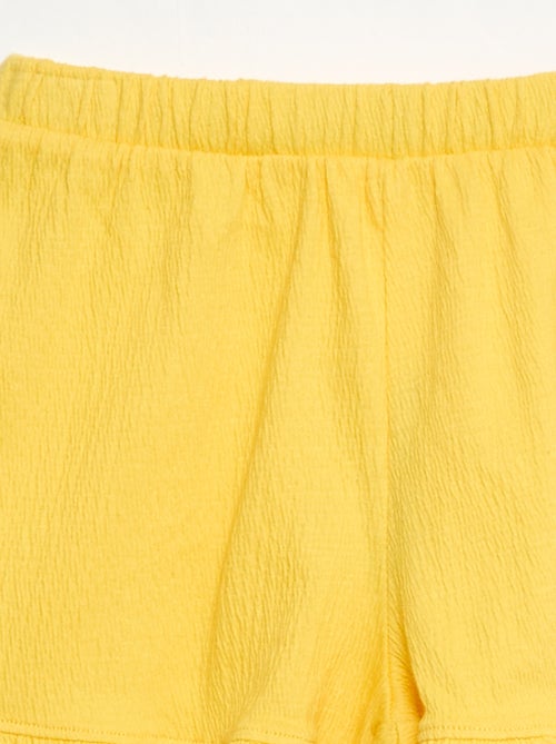 Short in maglia stropicciata - Kiabi