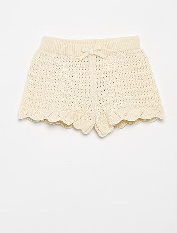 Short in maglia tinta unita