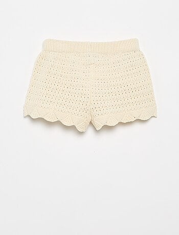 Short in maglia tinta unita