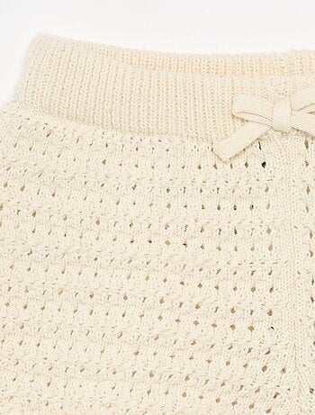 Short in maglia tinta unita