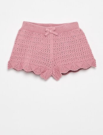 Short in maglia tinta unita
