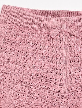 Short in maglia tinta unita