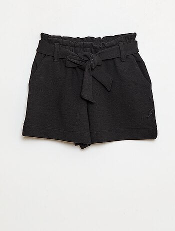 Short in milano con cintura