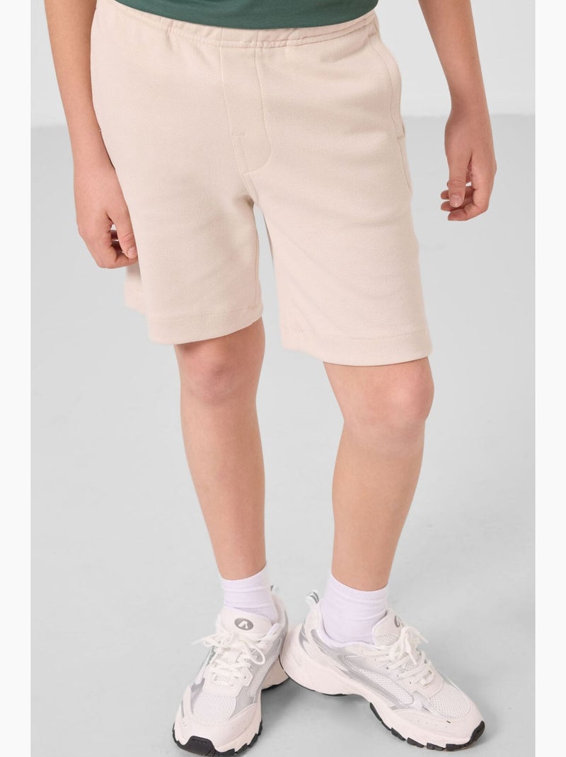 Short in misto cotone tommy Sabbia - Kiabi