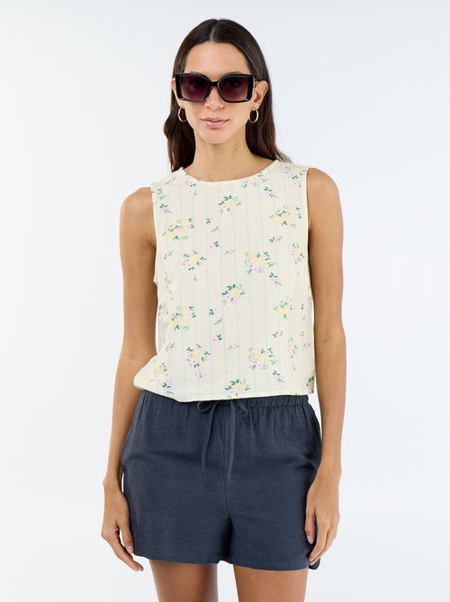 Short in misto lino - Kiabi Short in misto lino - Kiabi