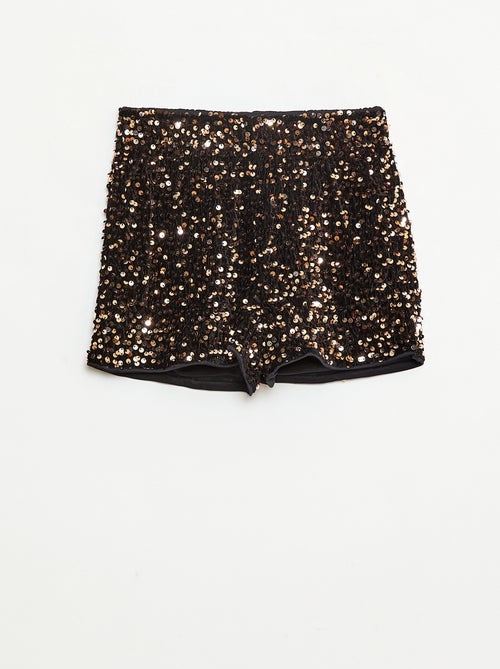Short in paillettes tinta unita - Kiabi