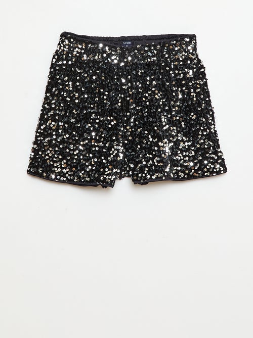 Short in paillettes tinta unita - Kiabi