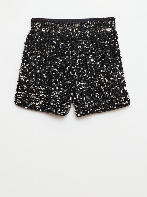 Short in paillettes tinta unita - Kiabi