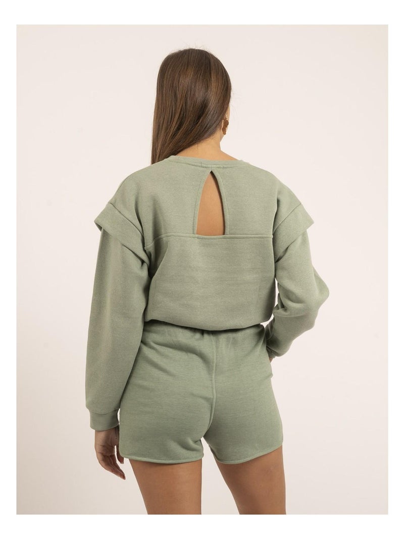 Short in pile XONARA Verde pistacchio - Kiabi