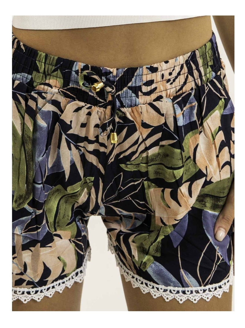 Short in pizzo con motivi XIDIVA Blu marino - Kiabi