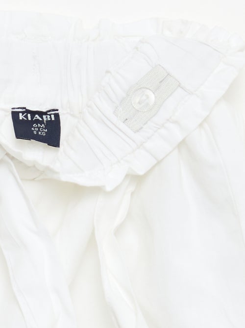 Short in popeline con cintura da annodare - Kiabi