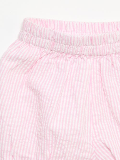 Short in seersucker a righe - Kiabi