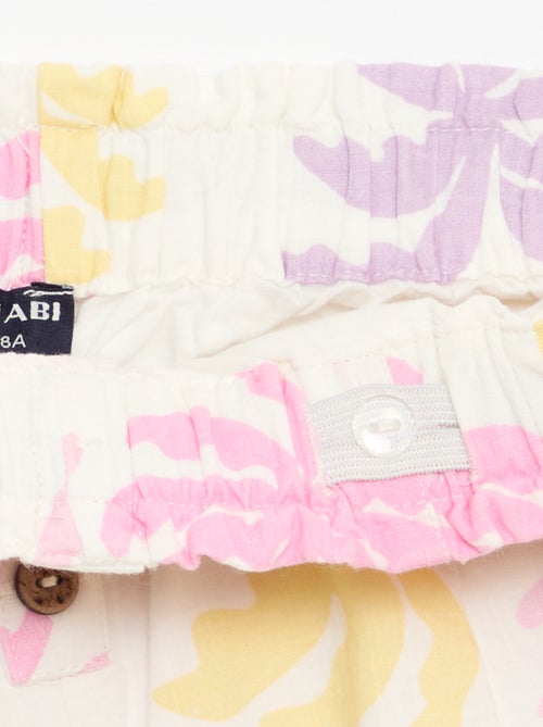 Short in seersucker a taglio dritto - Kiabi