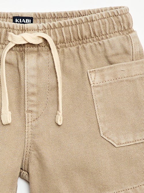 Short in twill con tasche applicate - Kiabi