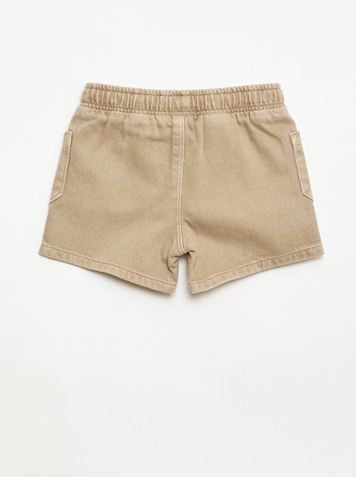 Short in twill con tasche applicate - Kiabi