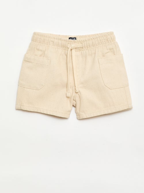 Short in twill con tasche applicate - Kiabi