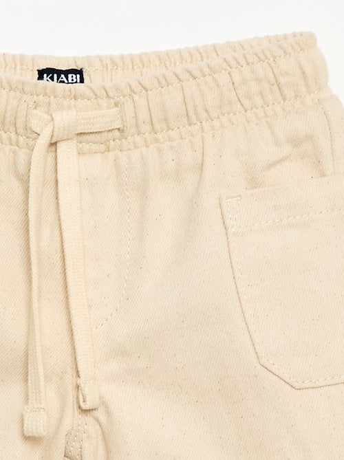 Short in twill con tasche applicate - Kiabi