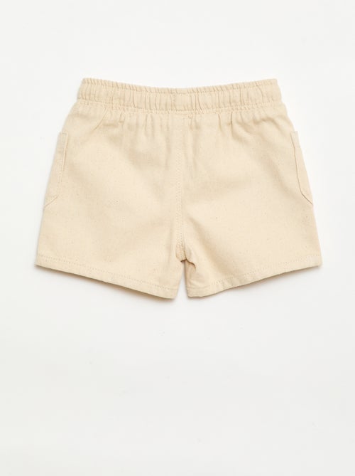 Short in twill con tasche applicate - Kiabi