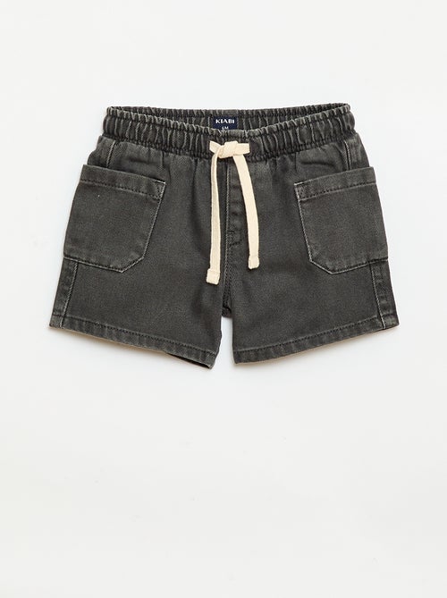 Short in twill con tasche applicate - Kiabi