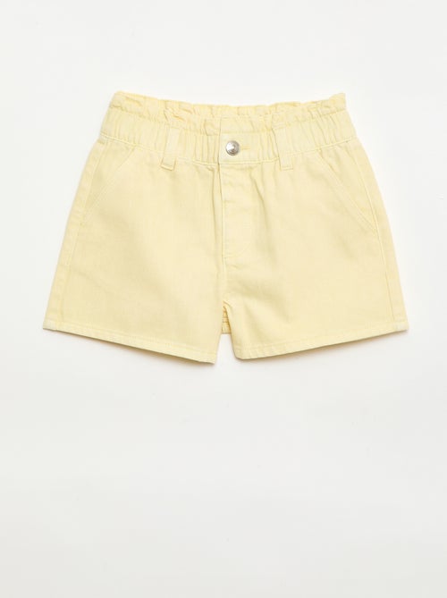 Short in twill tinta unita - Kiabi