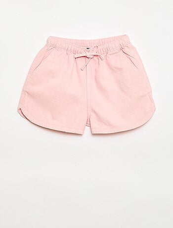 Short in twill tinta unita